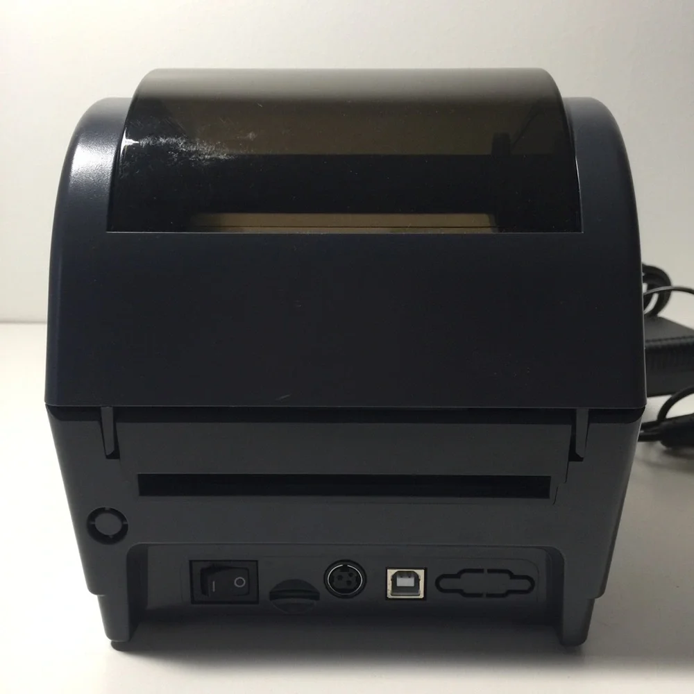 Thermal Label Printer - Dark Gray with Teal Accents
